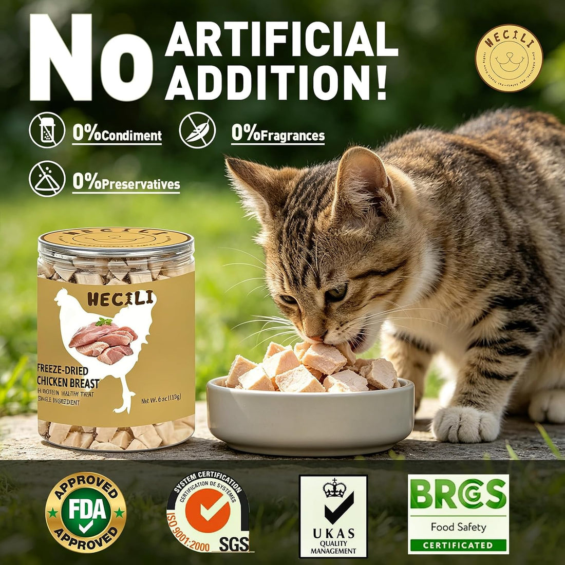 Freeze Dried Chicken Cats & Dogs Treats,Single Ingredient