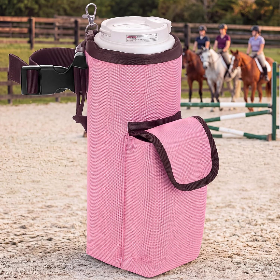 Soulchen Saddle Water Bottle Holder Pocketed Saddlebag Adjustable