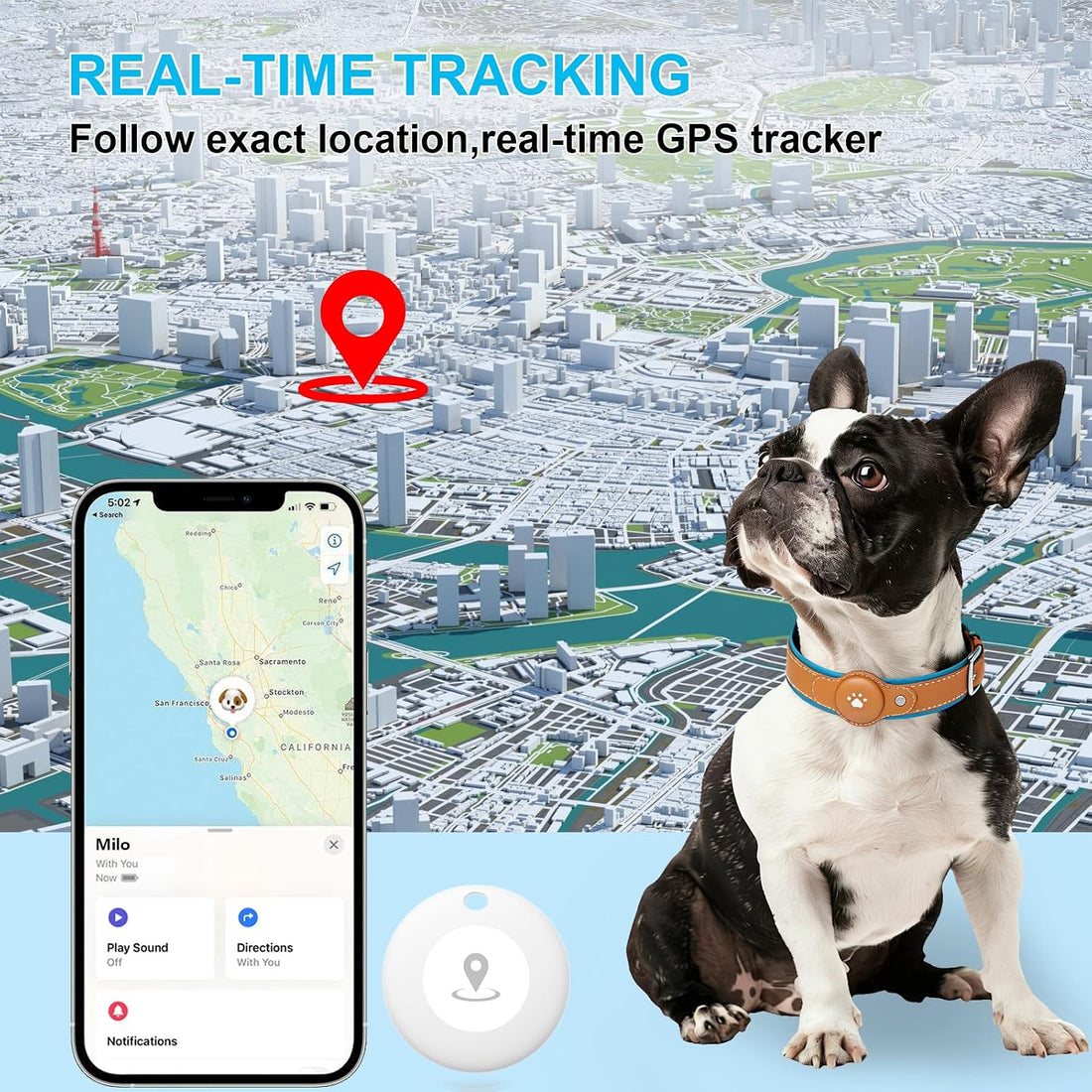 GPS Tracker for Dogs, Dog GPS Tracker