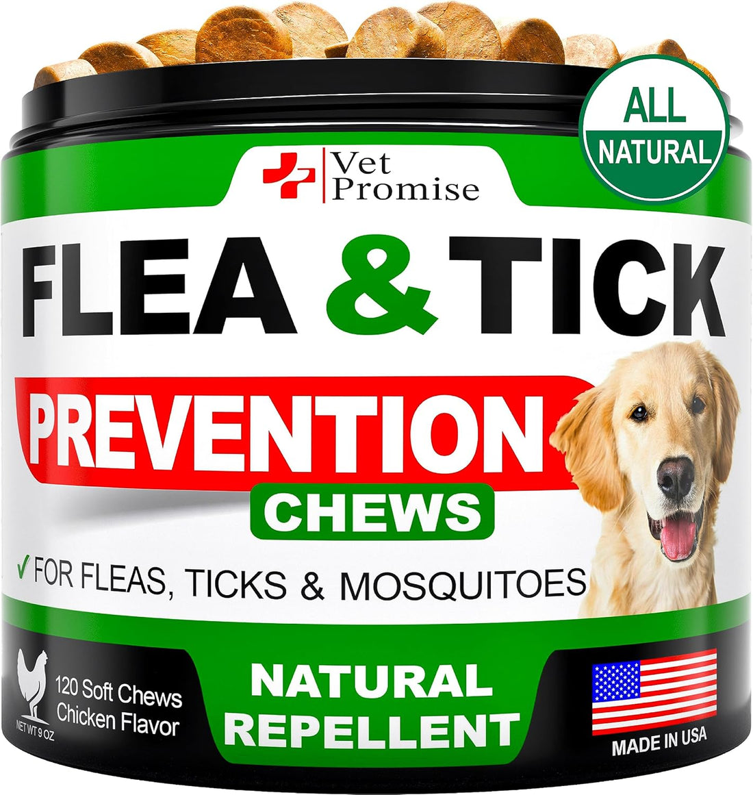 Flea and Tick Prevention for Dogs Chews