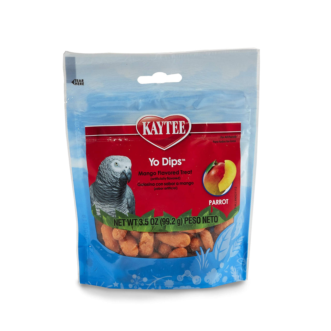 Kaytee Yo Dips Mango Flavored Yogurt Dipped Treat For Pet Parrots