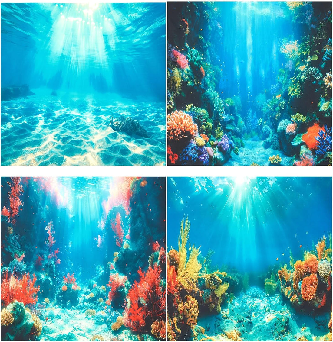 Mindsoft 4 Pack Aquarium Background