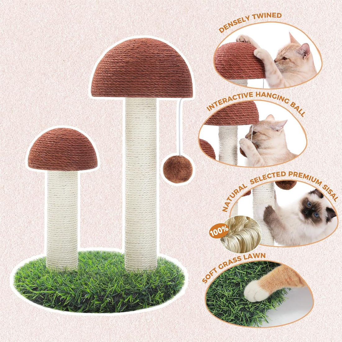 PETEPELA Cat Scratching Post