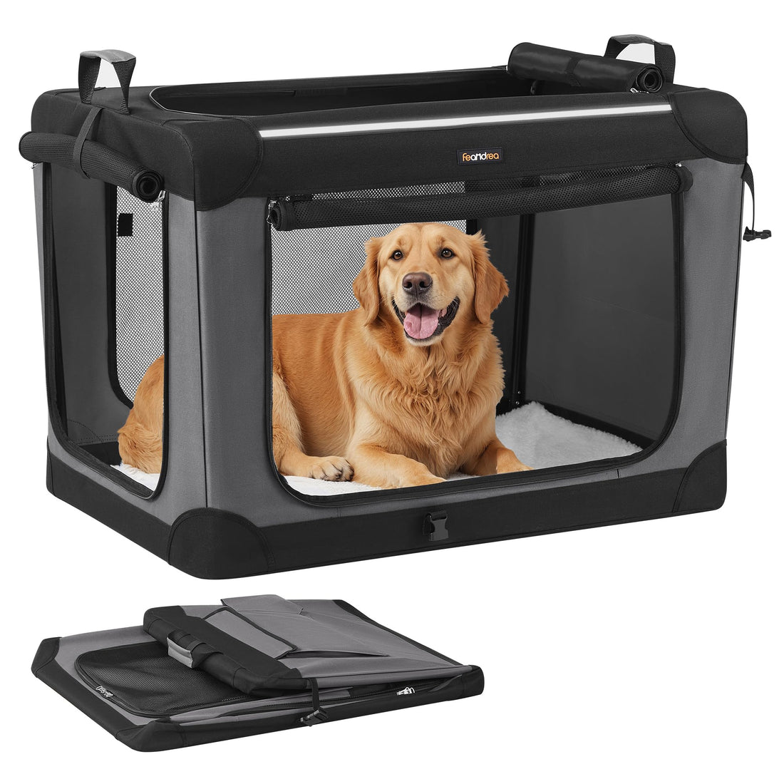Feandrea Collapsible Dog Crate