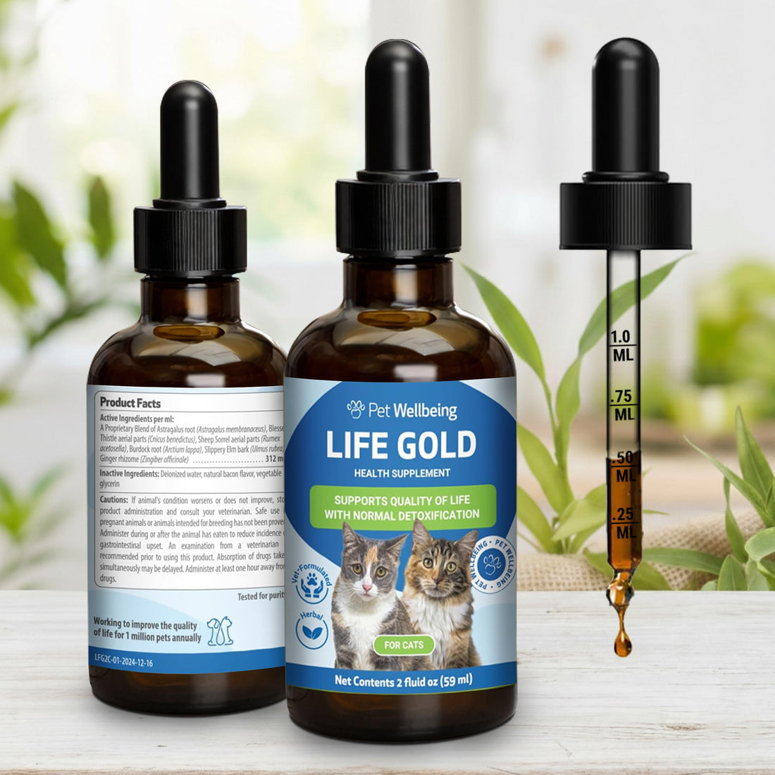 Pet Wellbeing Life Gold for Cats