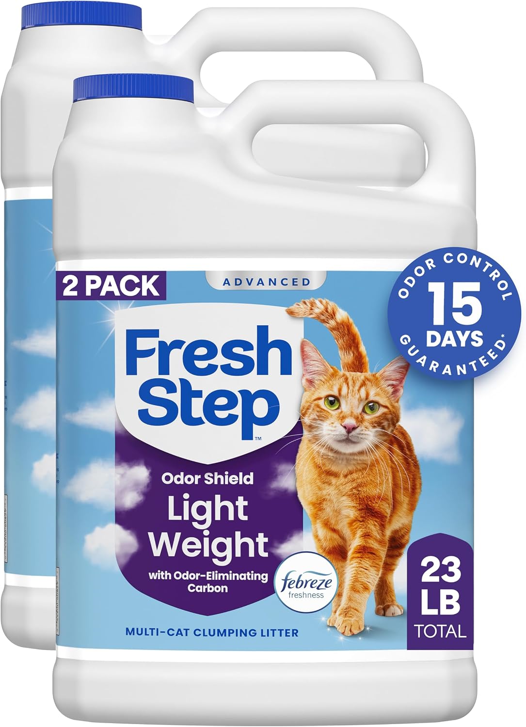 Fresh Step Advanced Odor Shield Light Weight Clumping Litter, 11.5 lb.