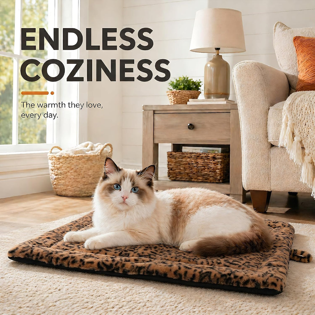Self Warming Cat Pad for Cats and Small Dogs