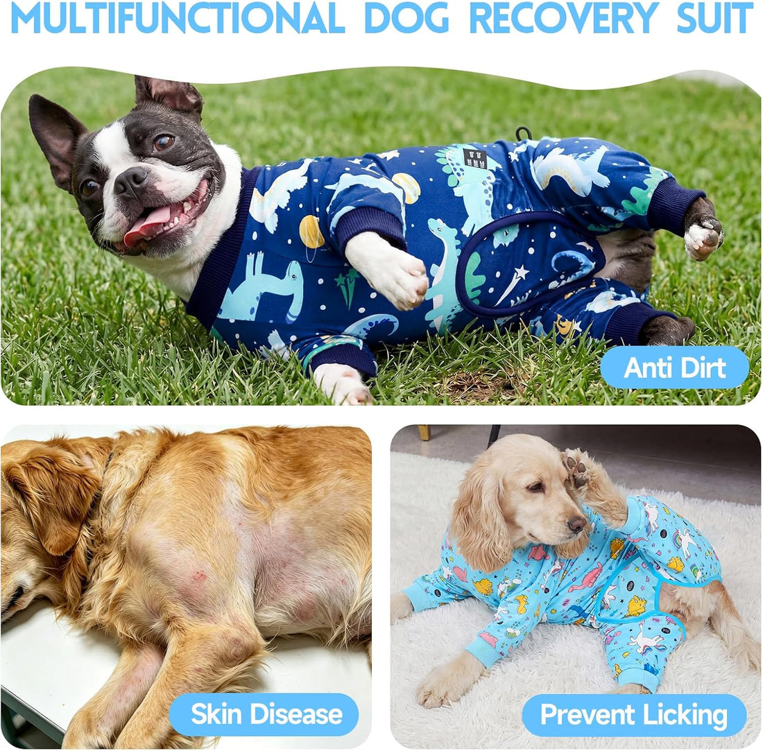 XPUDAC 2 Pack Dog Surgery Recovery Suit