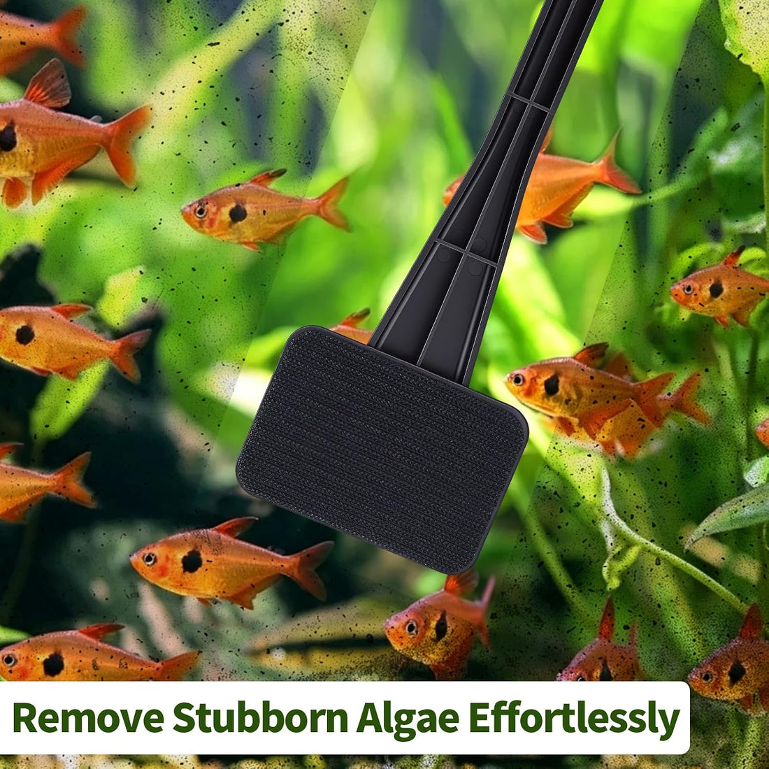 Aquarium Algae Scraper Fish Tank Glass Scrubber Brush Tank Cleaning