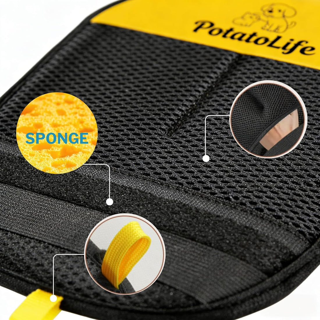 PotatoLife Pet Hair Remover Glove, Reusable Electrostatic