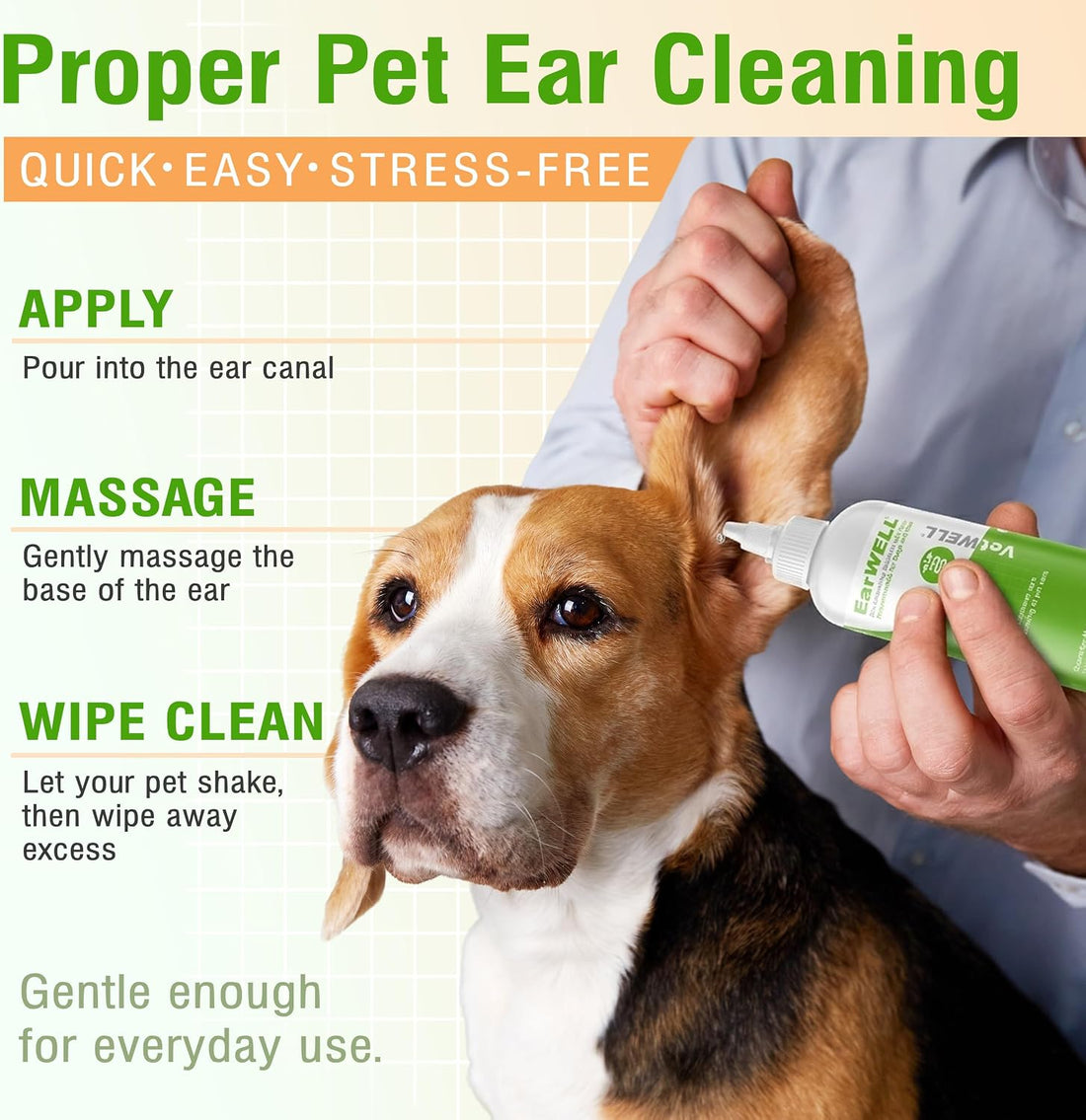 VetWELL Ear Cleaner for Dogs and Cats