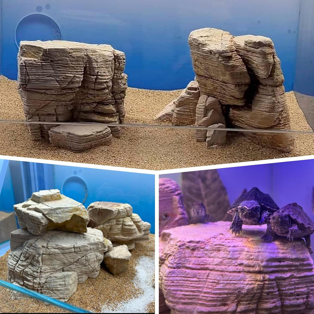 Aquarium Rocks 5lb Fish Tank Stone 2-5 inch Natural Pagoda Rocks
