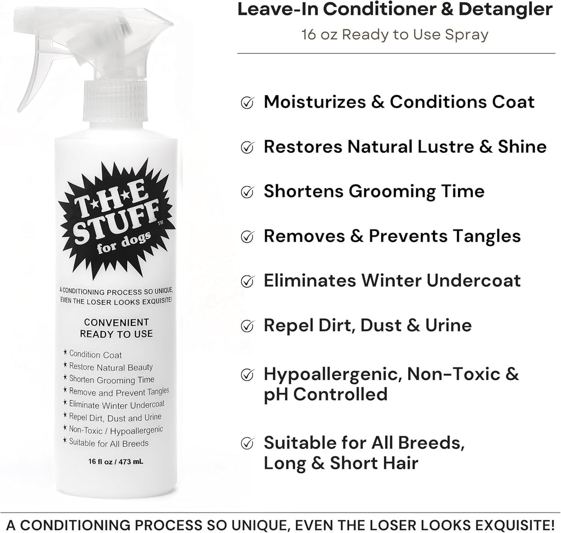 The Stuff Leave-in Dog Conditioner and Detangler Spray