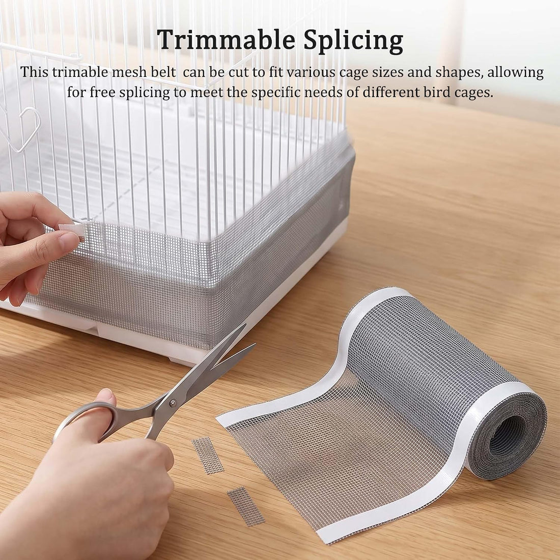 1 Roll Anti-Splash Bird Cage Guard – Breathable Self-Adhesive