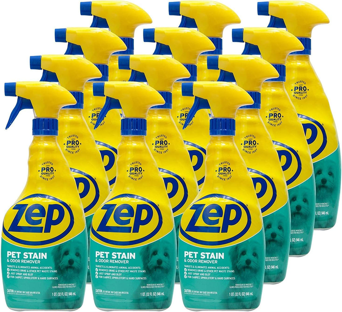 Zep Pet Stain and Odor Remover - 32 oz (Cases of 4)