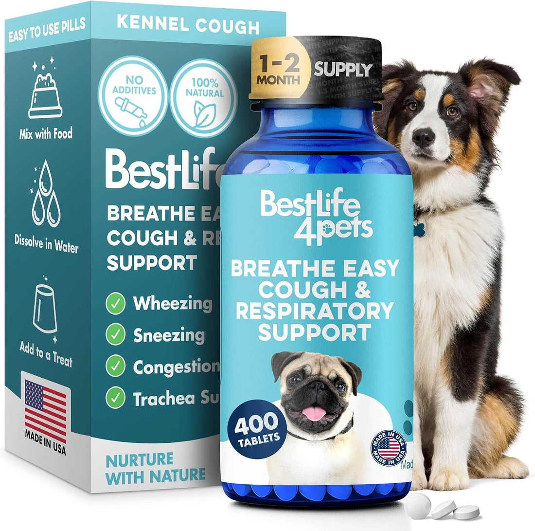 BestLife4Pets Breathe Easy Natural Cough Relief for Dogs