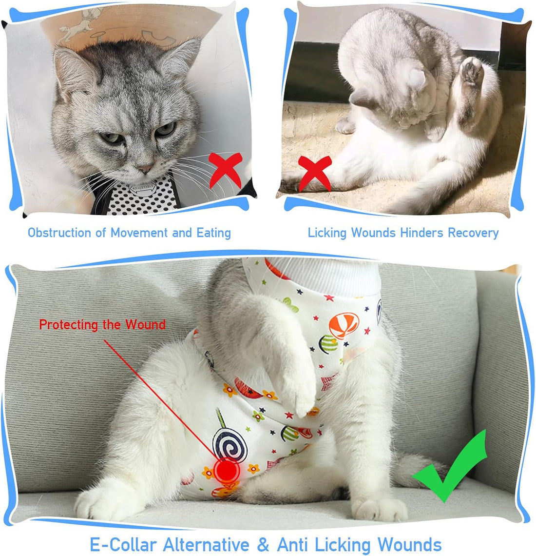 Coppthinktu Cat Recovery Suit Female