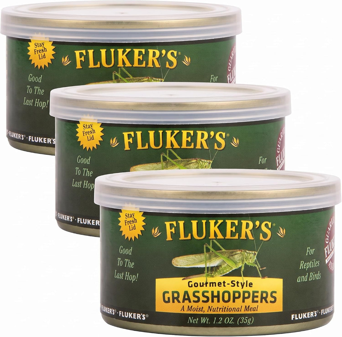 Fluker's Gourmet Mealworms, Canned Food for Reptiles, Fish