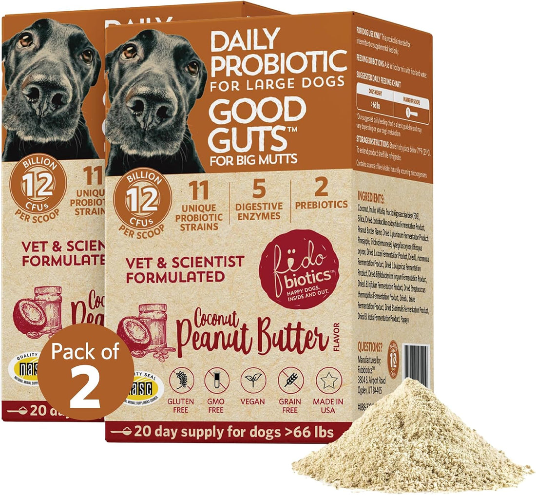 Fidobiotics Good Guts Probiotics for Big Dogs