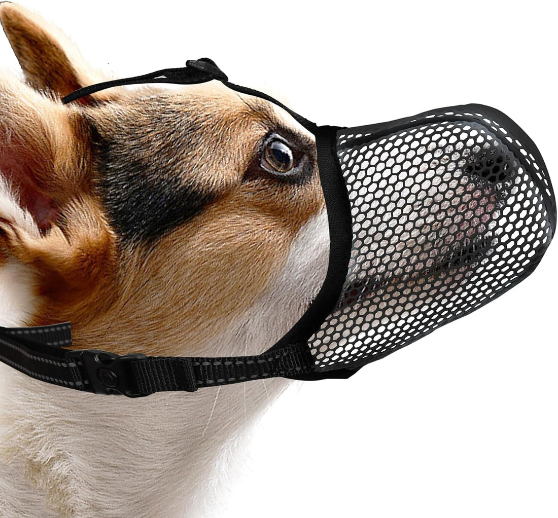 Dog Basket Muzzle to Anti Prevent Barking Biting Chewing Scavenging