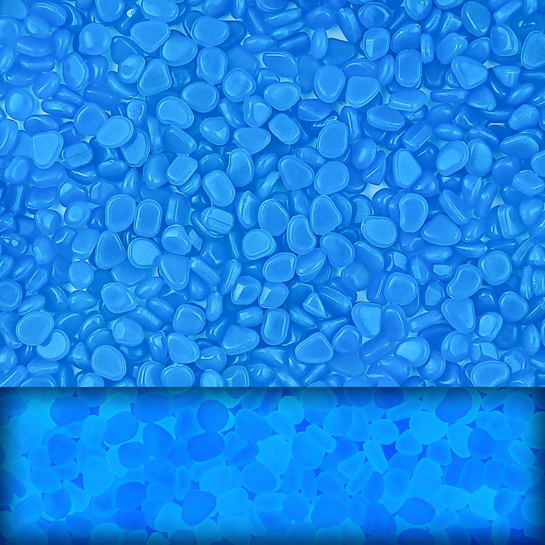 400pcs Glow in the Dark Rocks for Outdoor Garden & Aquarium