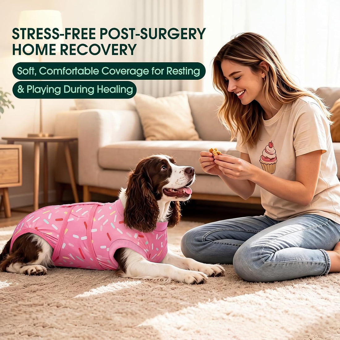 Kuoser Recovery Suit for Dogs After Surgery