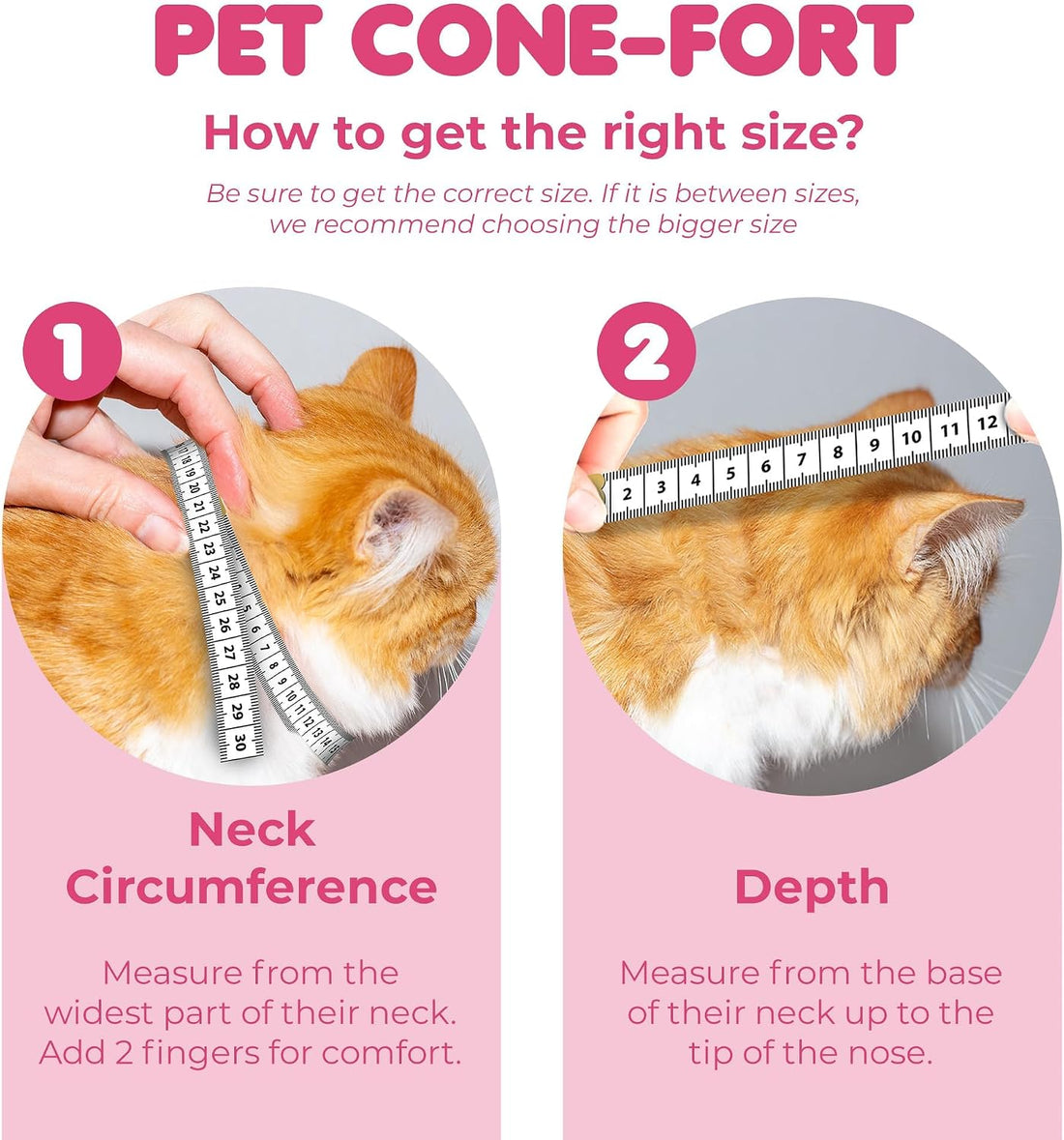 SunGrow Cat Cone Collar Soft