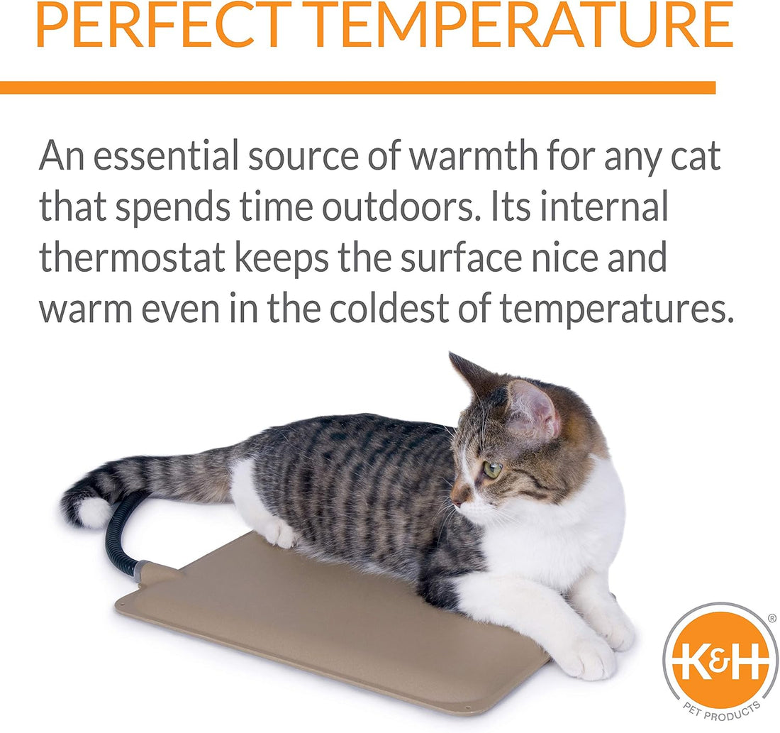 K&H Pet Products Extreme Weather Outdoor Heated Petite Kitty Pad