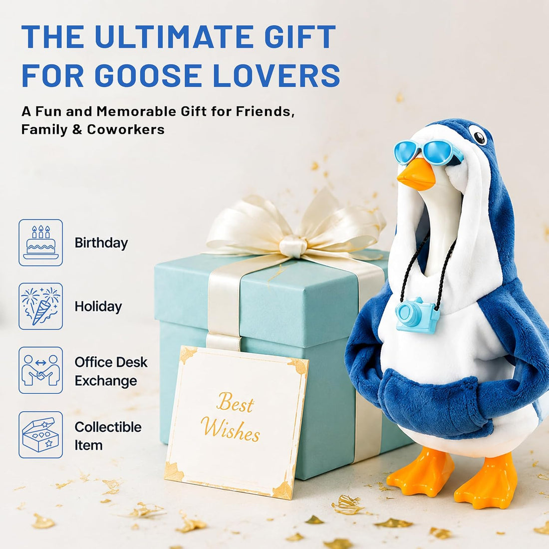 12PCS Desk Goose Outfits 7 Inches