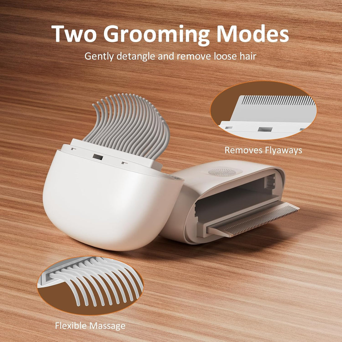2-in-1 Cat Comb - Soft Pet Brush for Grooming