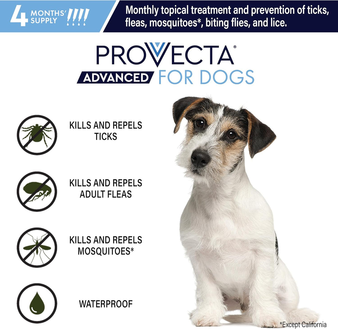 Provecta® Advanced Flea & Tick for Medium Dogs 11-20 lbs