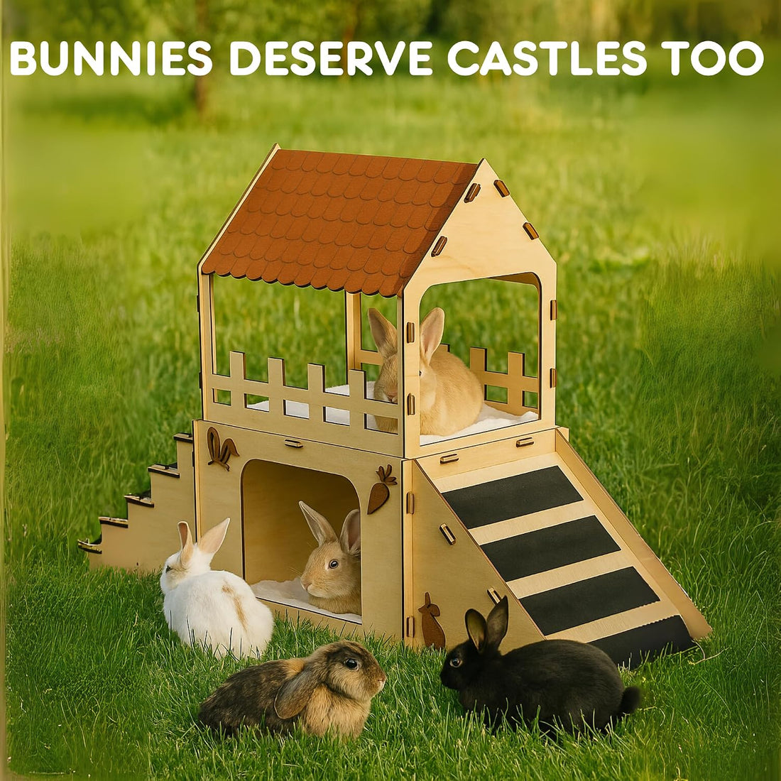 OtterPets Extra Large Bunny Hideout