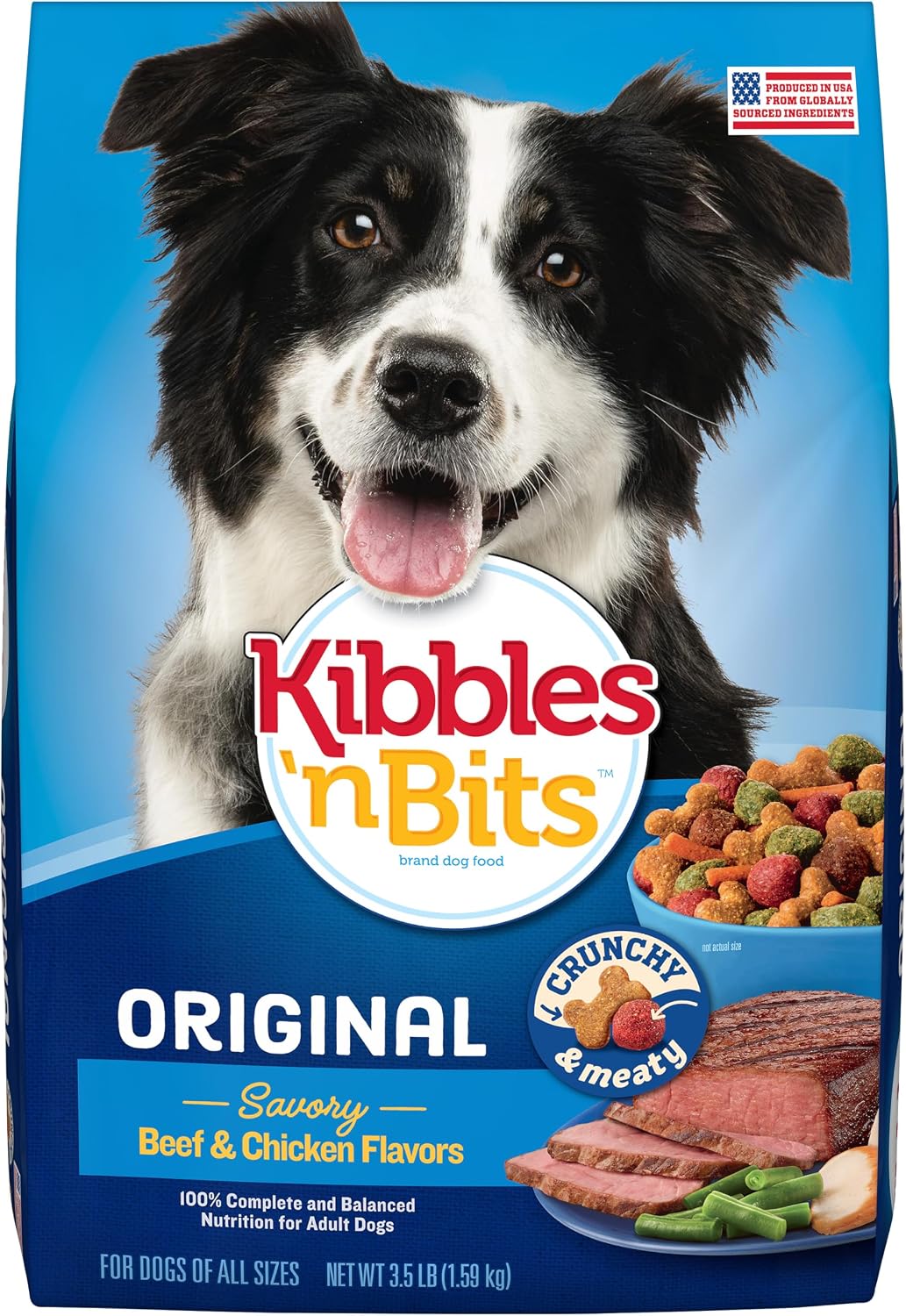 Kibbles 'n Bits Original Savory Beef & Chicken Flavor Dry Dog Food