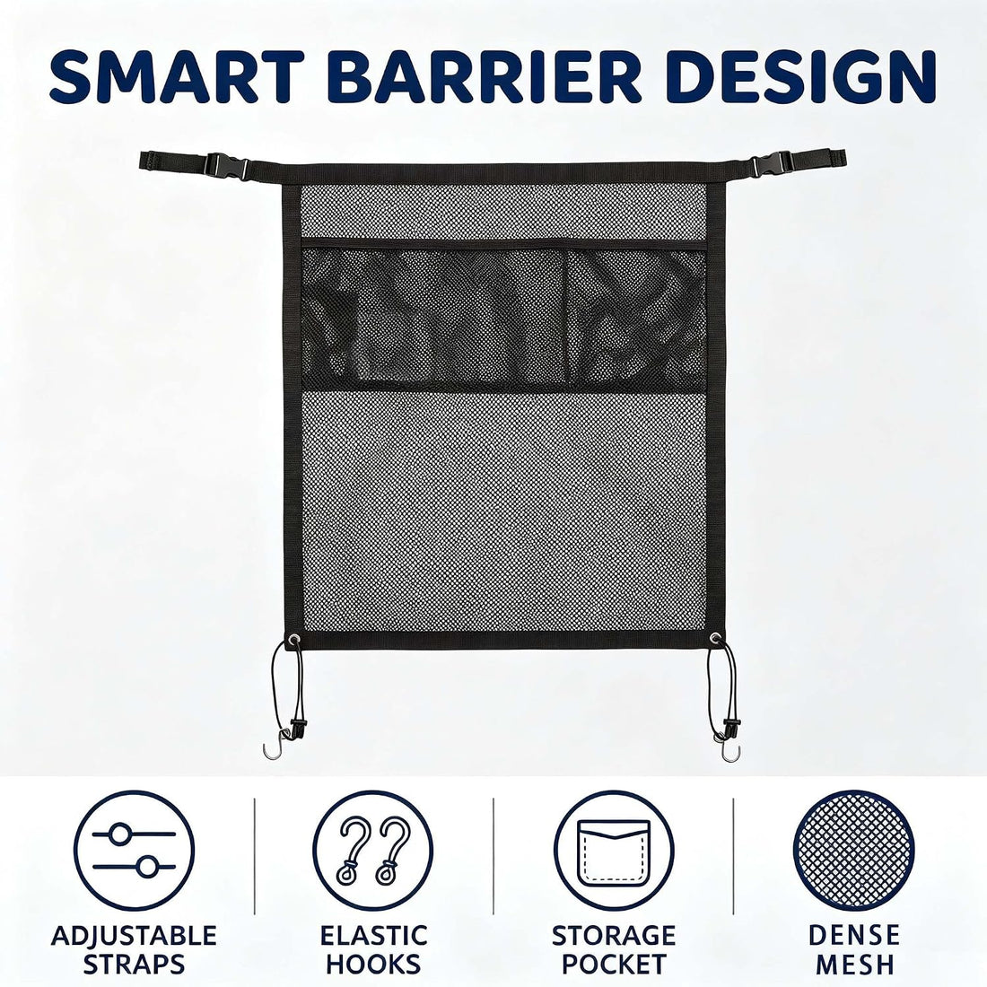 Car Net for Dogs,Dog Car Barrier Pet Divider Net for Cars
