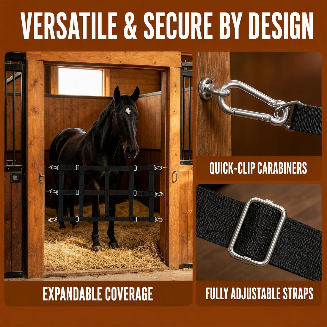 2‑Pack Horse Stall Safety Guard Panels