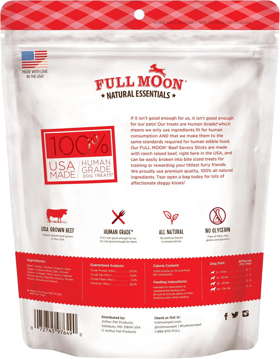 Full Moon All Natural Human Grade Dog Treats