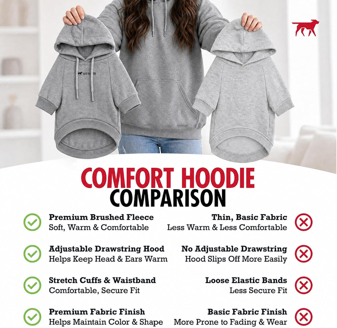 Tuff Pupper Dog Hoodie | Premium Quality Insulated Fabric