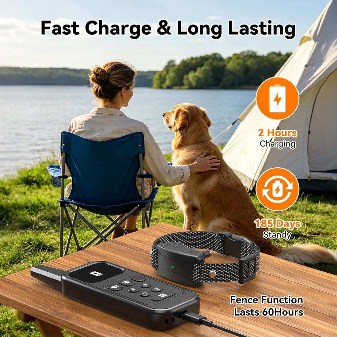 Wireless Dog Fence, Electric Fence for Dogs,Training Collar