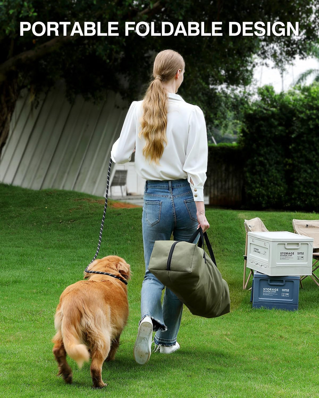 Veraste 33 in Collapsible Dog Crate for Medium Large Dogs, 4 Door