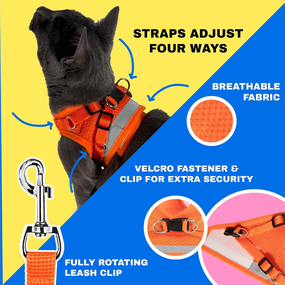 Travel Cat Harness and Leash Set