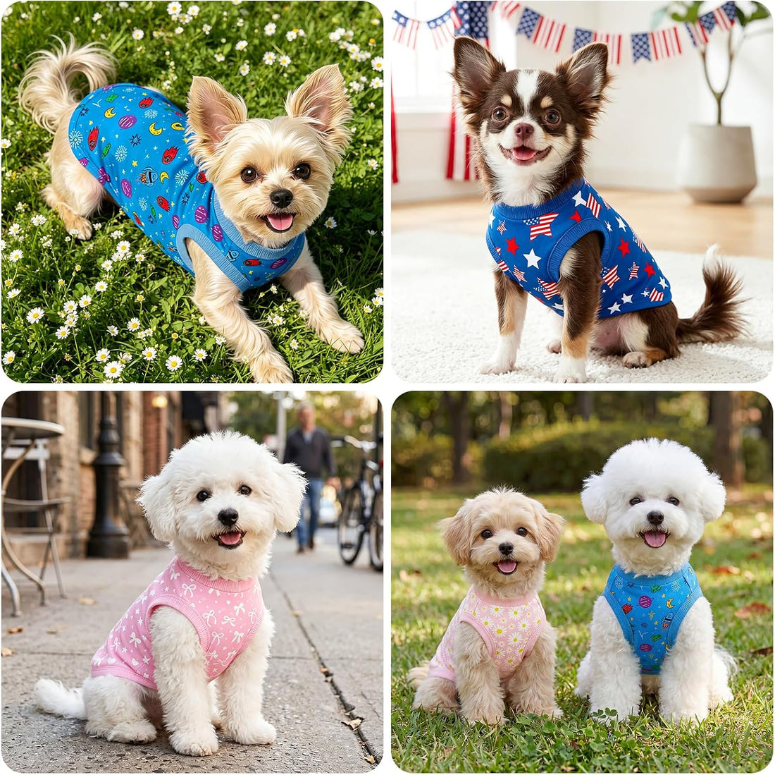 Dog Shirt for Small Medium Dogs Lightweight Dog Tshirt for Summer Dog
