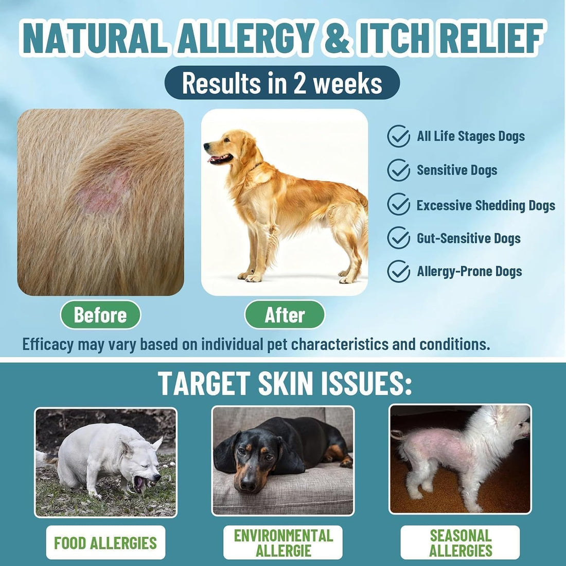 Dog Allergy Chews with Human-Grade Omega 3