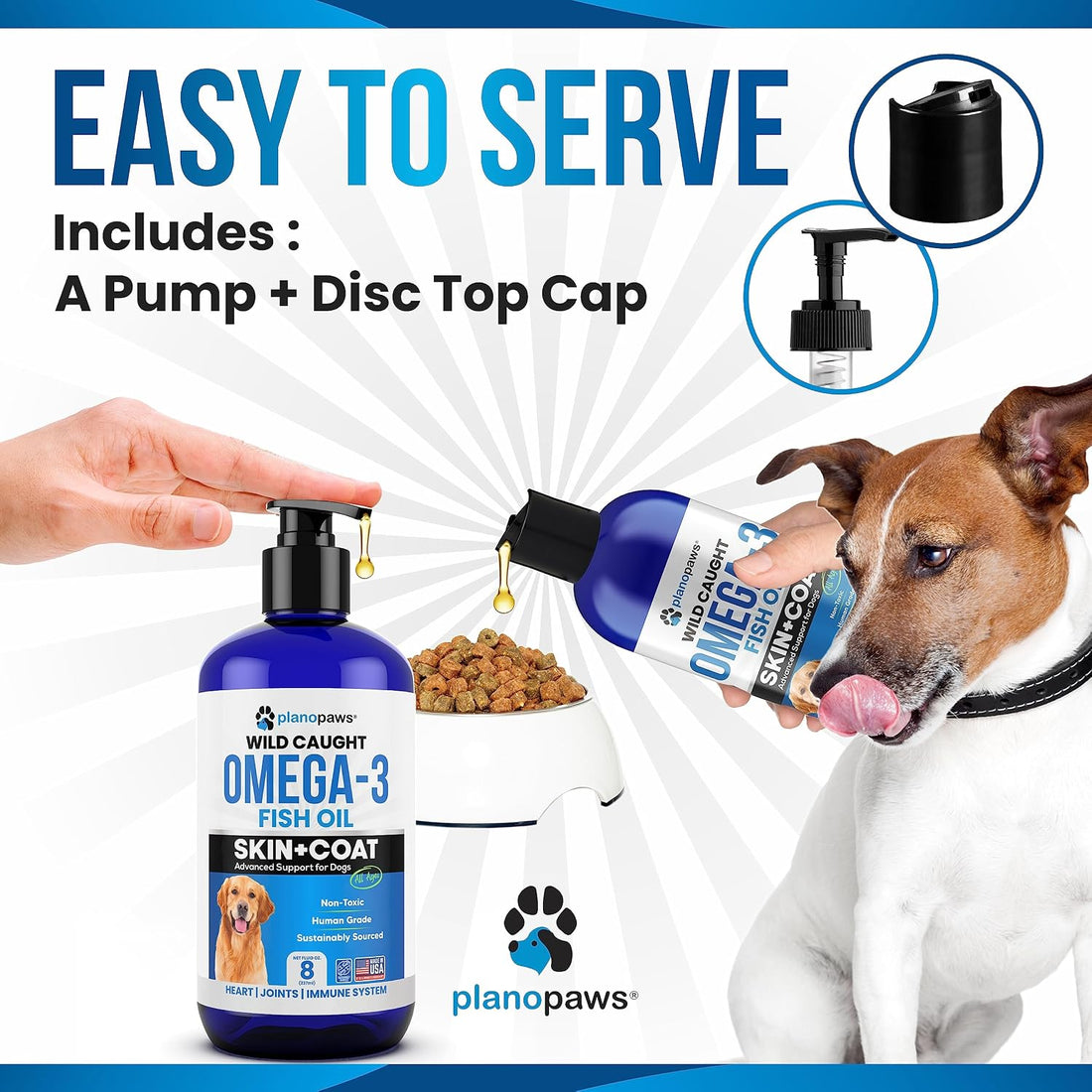 Omega 3 Fish Oil for Dogs - Better Than Salmon Oil