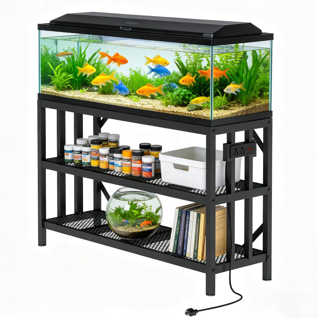 55-75 Gallon Aquarium Stand, 1000LBS Capacity Fish Tank Stand