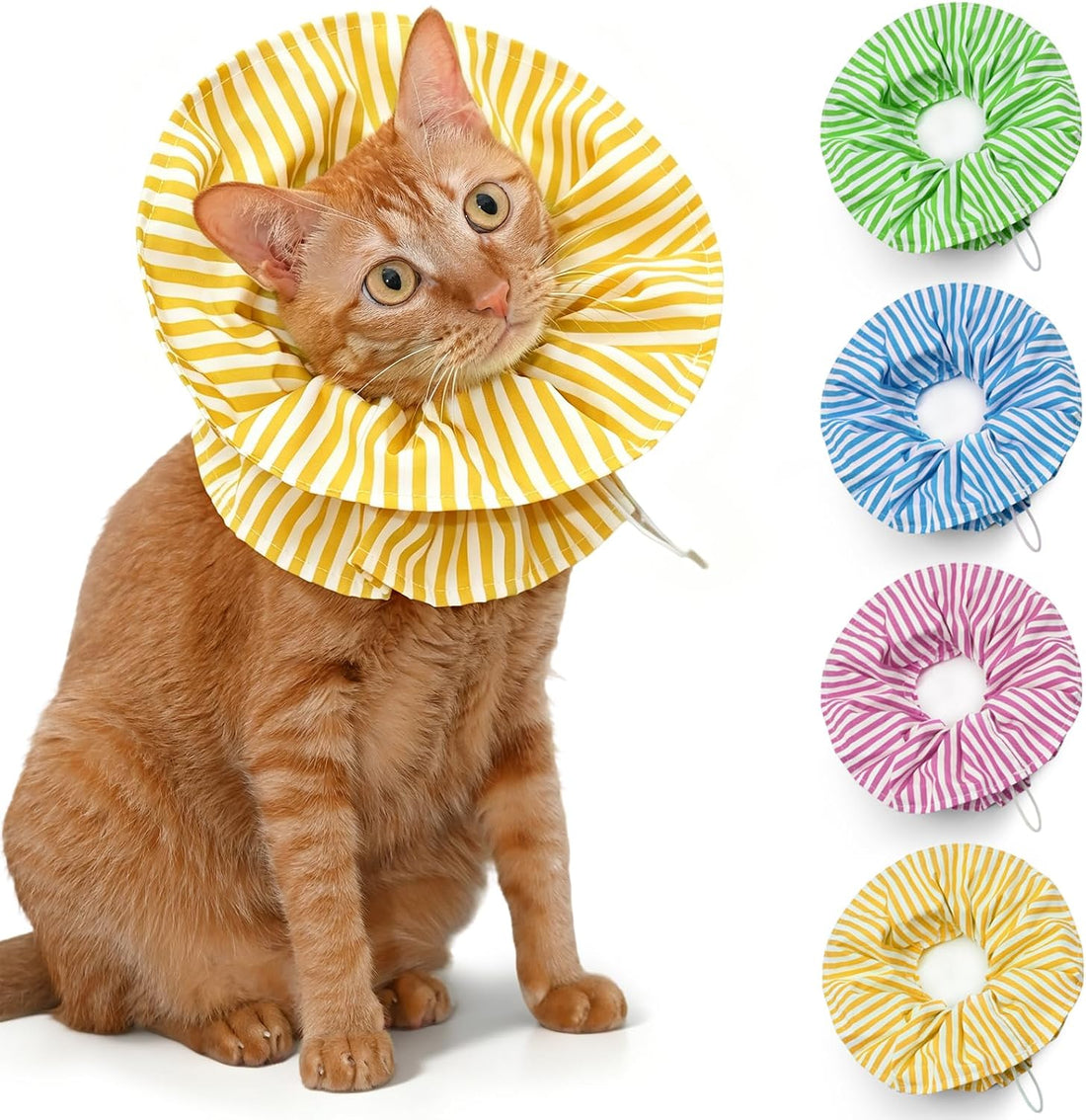 Cat Cone Collar Soft Recovery Collar Adjustable Surgery Cone
