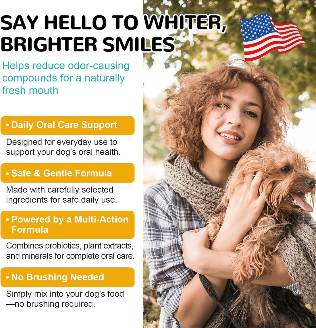 Dental Powder for Dogs, Dog Teeth Cleaning Powder