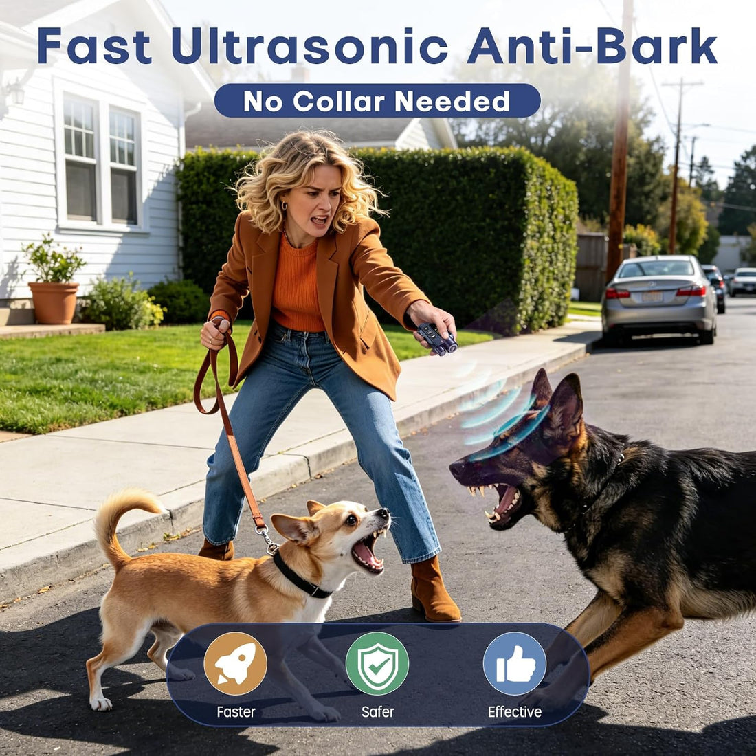 Dog Shock Collar with Remote Control - 4200FT Safe Dog Training Collar