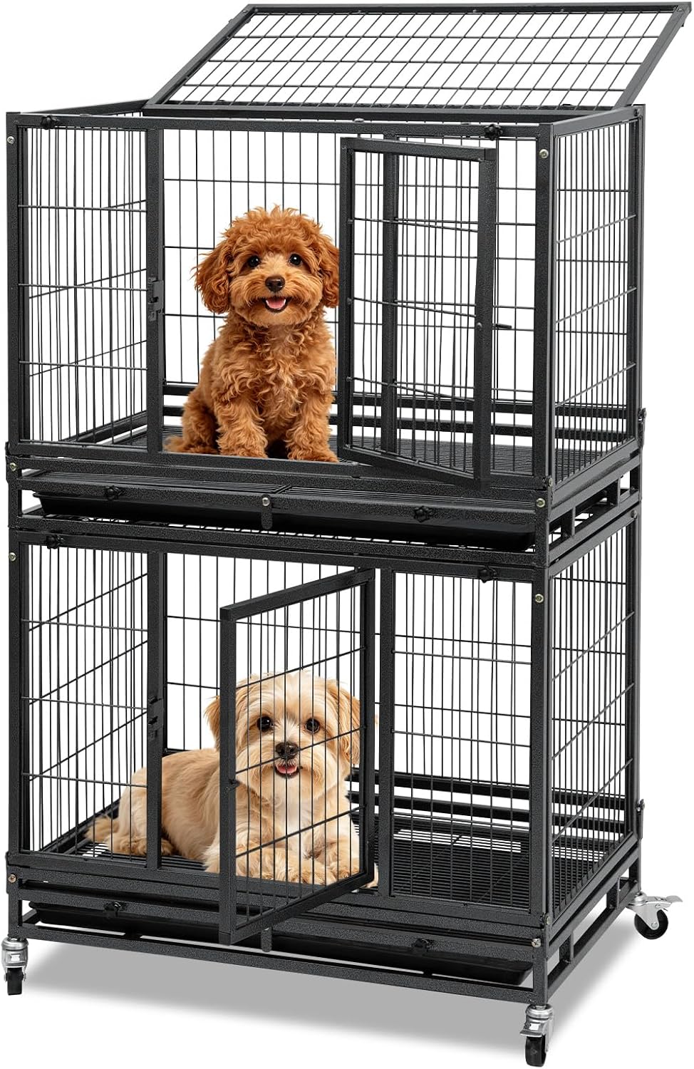 Homey Pet 31" Stackable Dog Crates