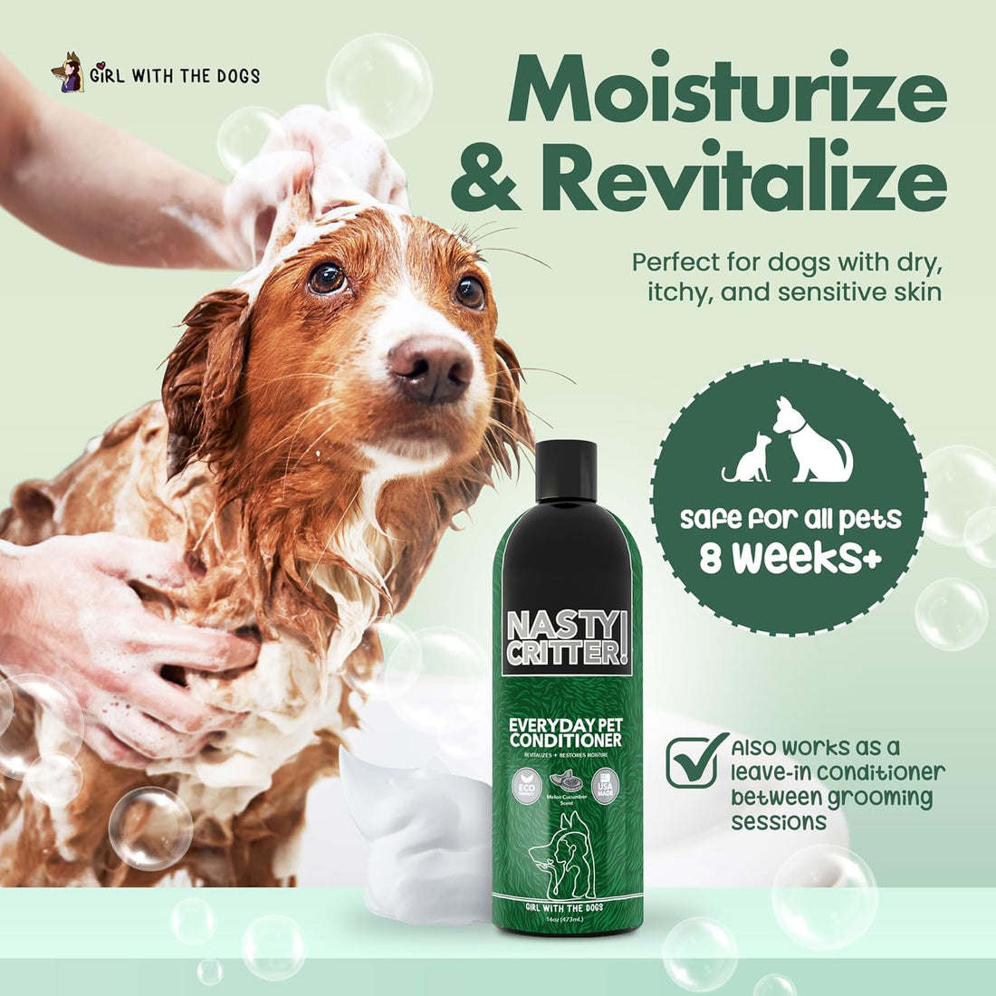 Nasty Critter! by Girl With The Dogs - Made in USA