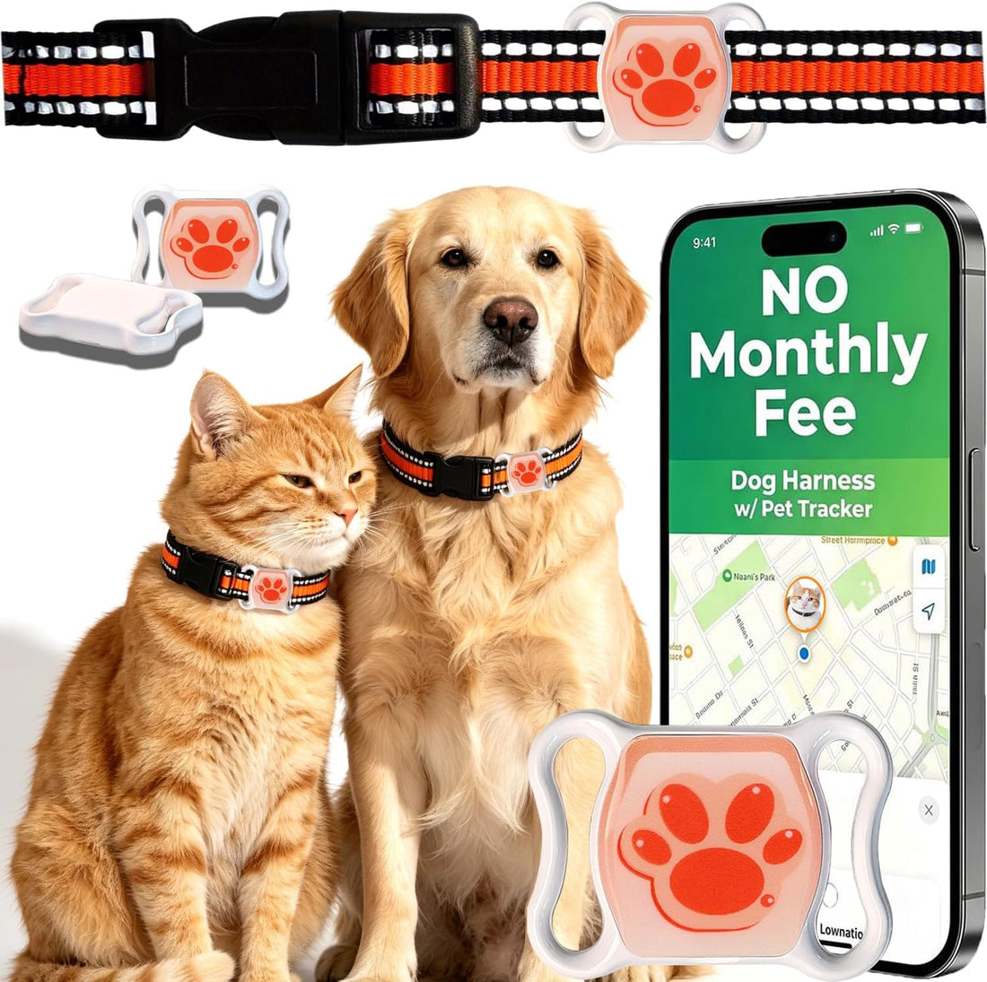 Pet GPS Tracker for Dogs & Cats